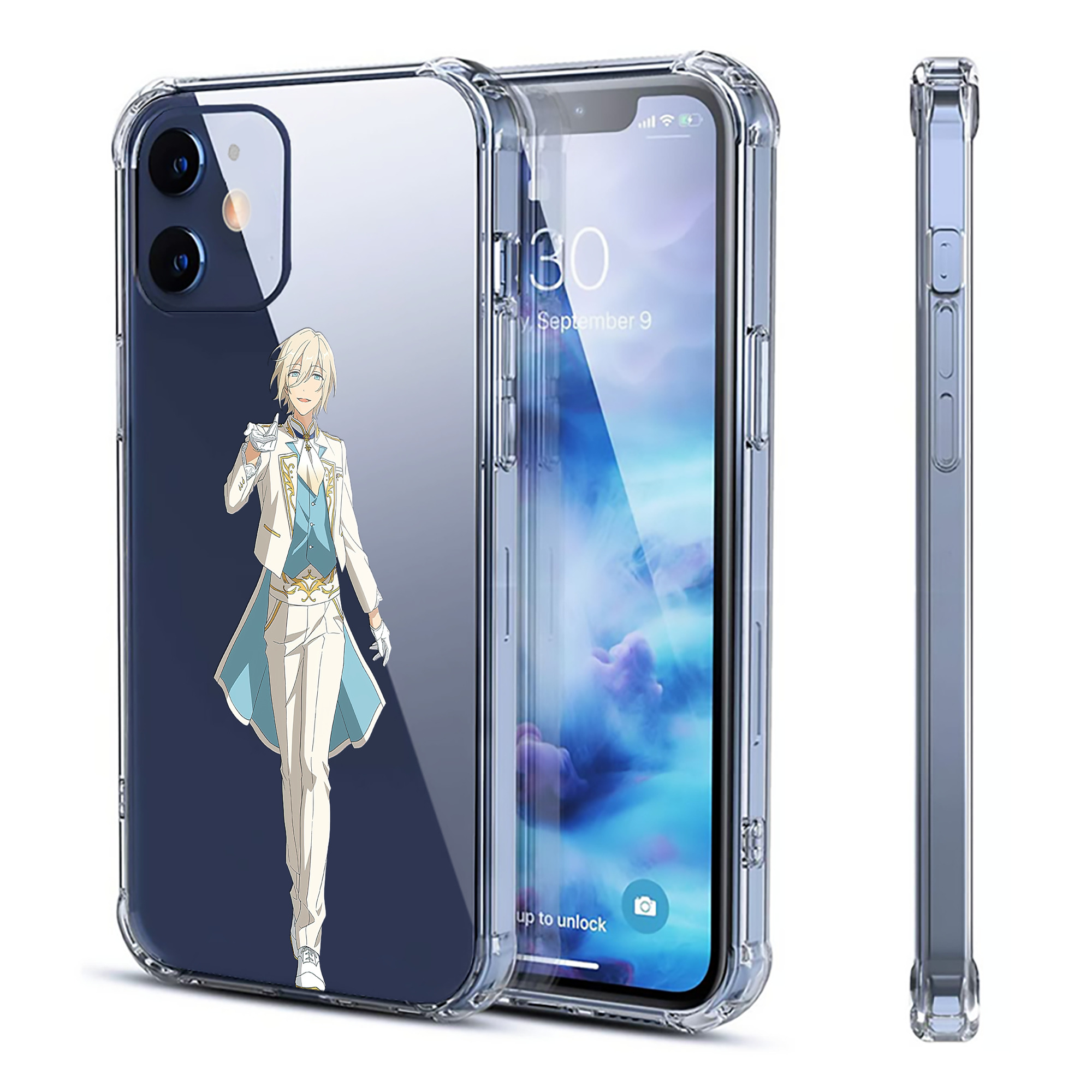 （画像用） あんさんぶるスターズ! Ensemble Stars 【iPhone 12シリーズ対応】透明スマホケース（クリアソフトケース）